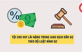 Cho Vay Nặng Lãi Mức Án