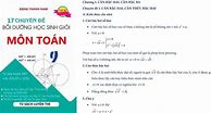 Chuyên Đề Học Sinh Giỏi Toán 9