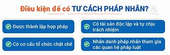 Điều Kiện Để Một Tổ Chức Có Tư Cách Pháp Nhân